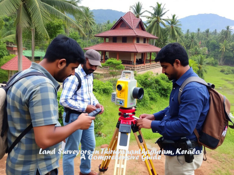 Land Surveyors in Thiruvananthapuram, Kerala: A Comprehensive Guide