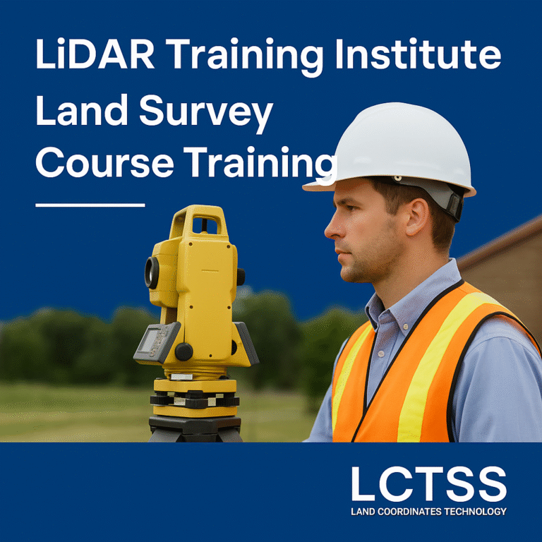 LiDAR Training Institute & Land Survey Course Training at LCTSS (Land Coordinates Technology)